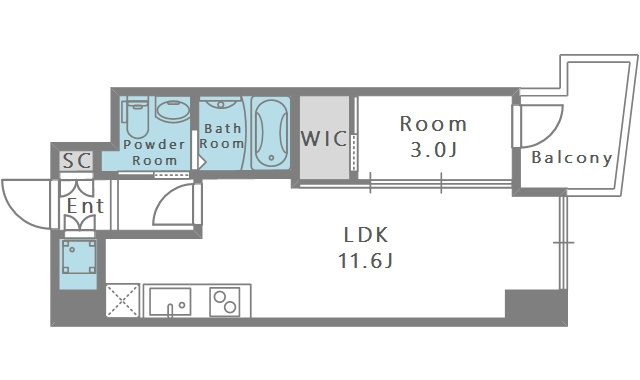 1LDK